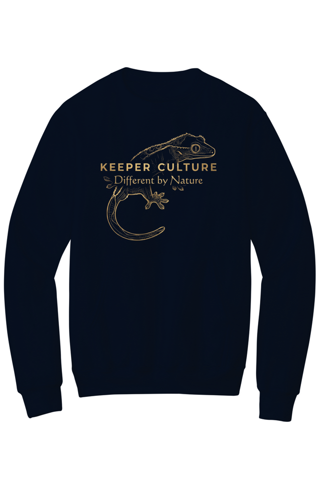 KEEPER CULTURE Clade Series Crewneck Pocket Sweatshirt Gecko