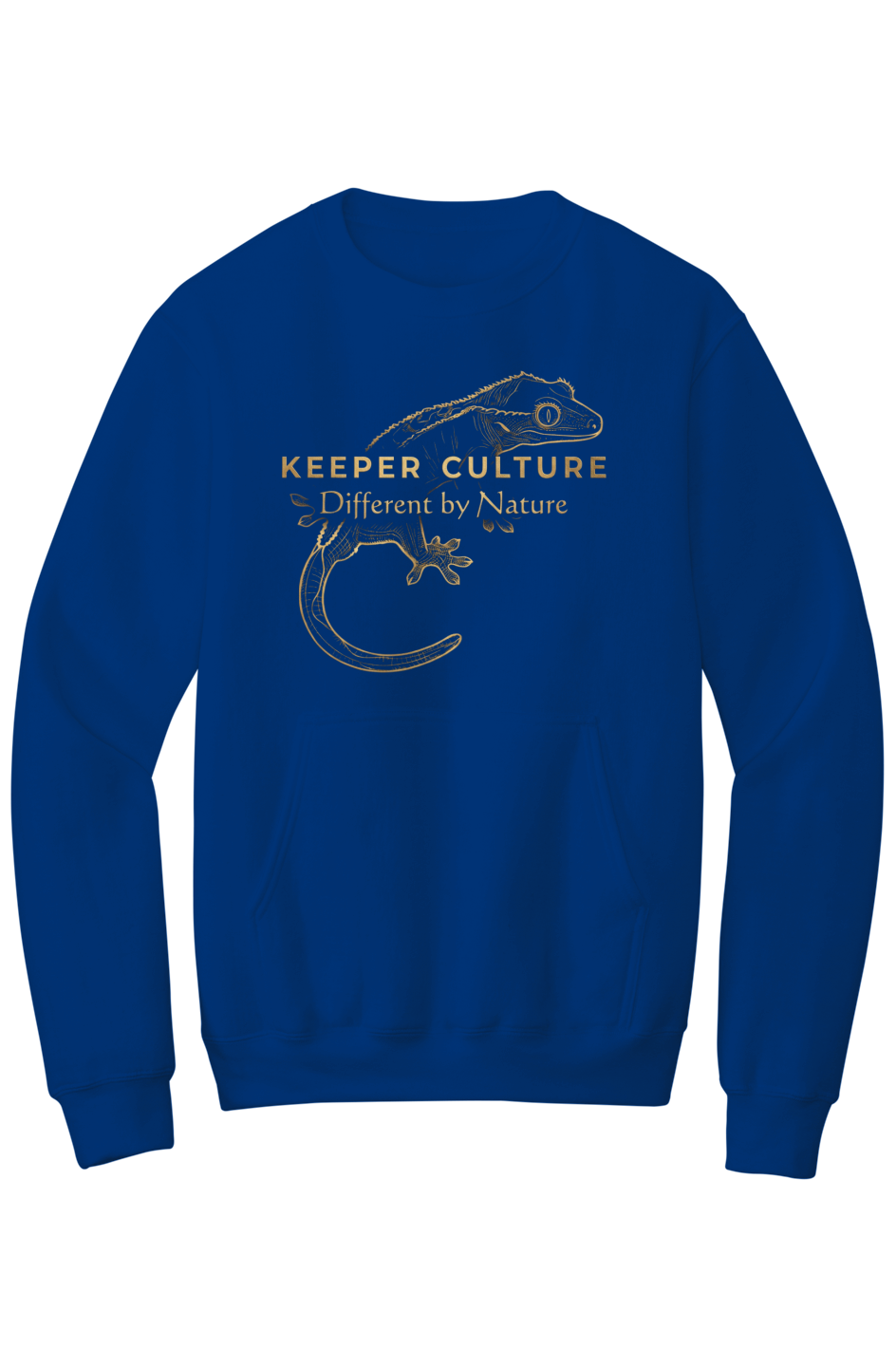 KEEPER CULTURE Clade Series Crewneck Pocket Sweatshirt Gecko