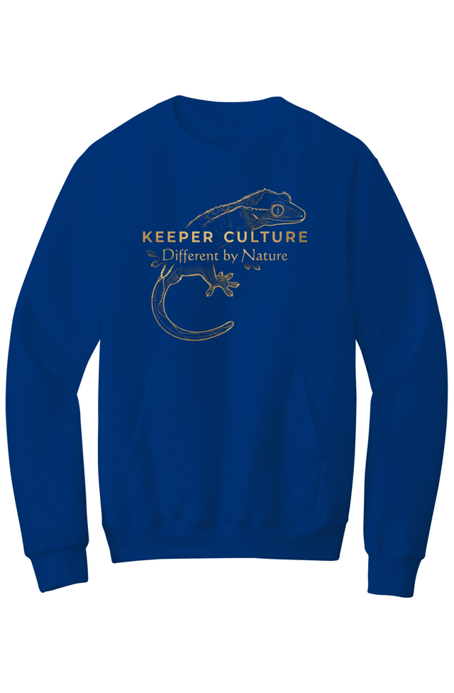 KEEPER CULTURE Clade Series Crewneck Pocket Sweatshirt Gecko