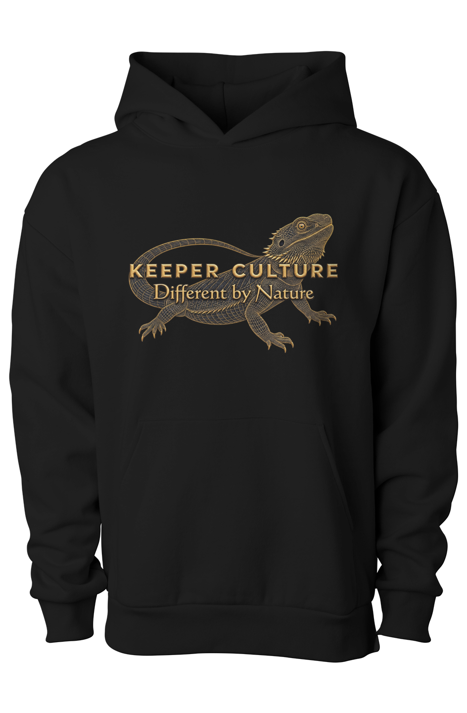 KEEPER CULTURE Clade Series Pullover Hooded Sweatshirt Bearded Dragon