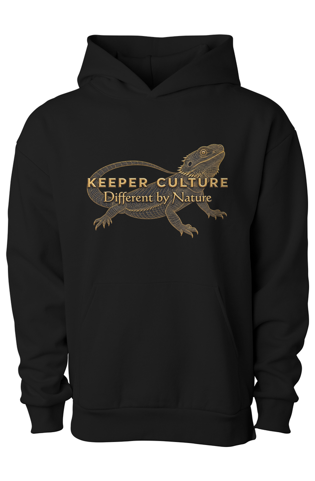 KEEPER CULTURE Clade Series Pullover Hooded Sweatshirt Bearded Dragon