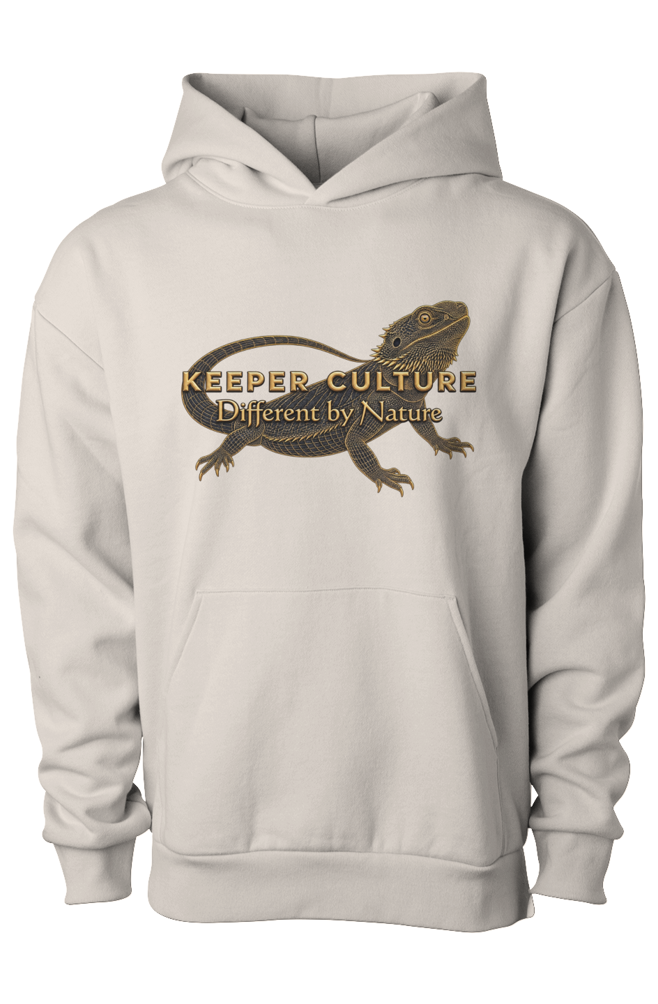 KEEPER CULTURE Clade Series Pullover Hooded Sweatshirt Bearded Dragon