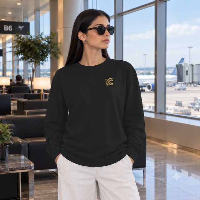 KEEPER CULTURE Luxury Supima Long Sleeve T Shirt