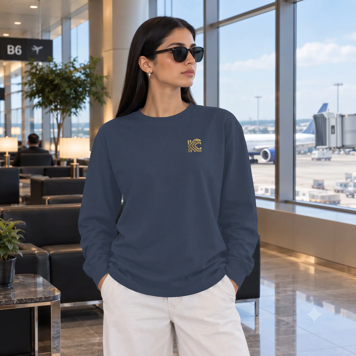 KEEPER CULTURE Luxury Supima Long Sleeve T Shirt