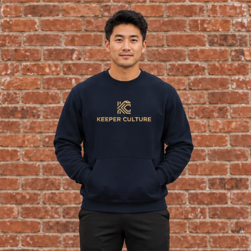 KEEPER CULTURE: Signature Series Crewneck Pocket Sweatshirt
