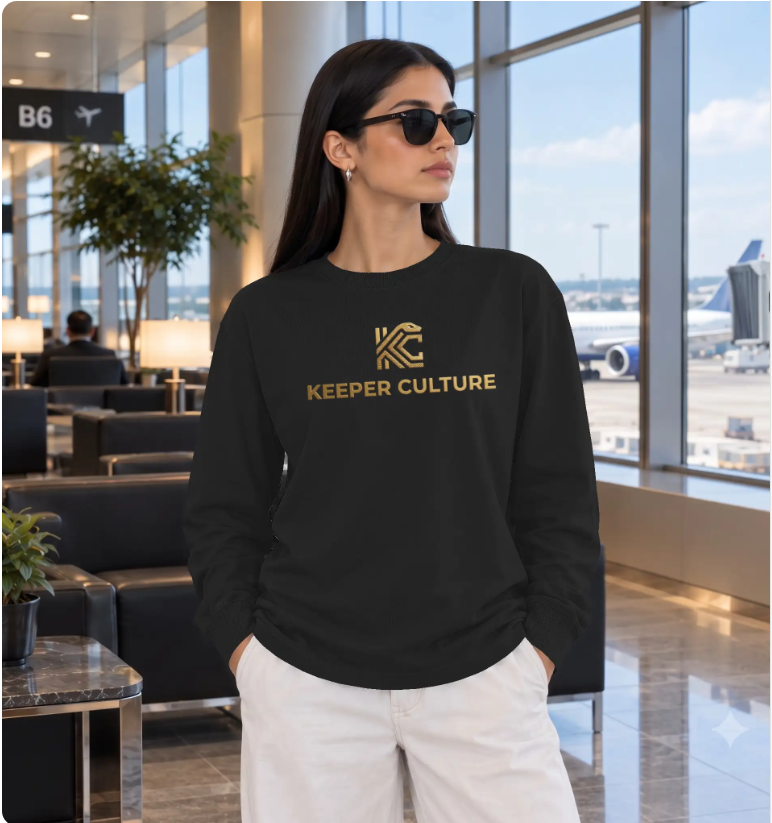 KEEPER CULTURE: Luxury Supima® Long-Sleeve T-Shirt (Signature)