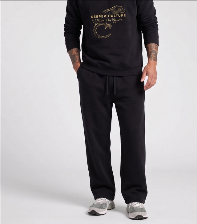 KEEPER CULTURE: Relax Fit Cuffless Trackpants